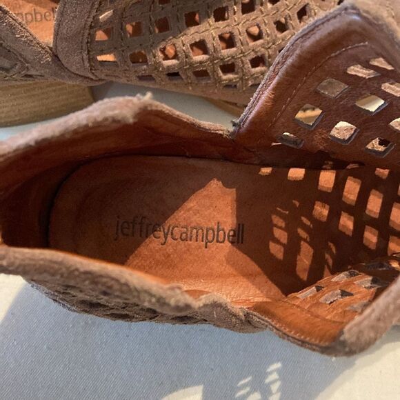 JEFFREY CAMPBELL Taggart Cutout Suede Leather Bootie Women's size 8.5 - Picture 5 of 11